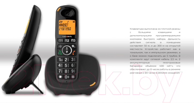 Беспроводной телефон Texet TX-D8905A