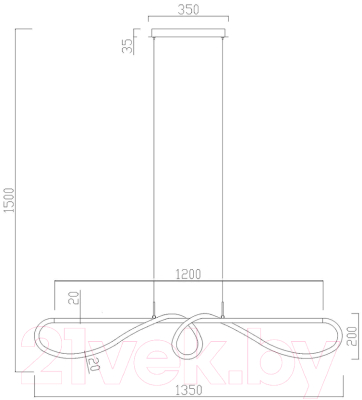 Потолочный светильник Kinklight Далия 08041.20