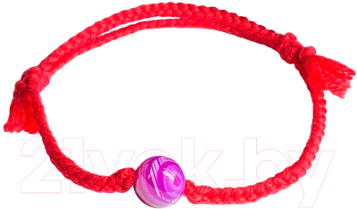 Браслет Wolves Красная нить с агатом 40777 - фото