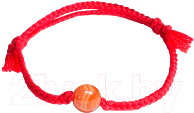 Браслет Wolves Красная нить с агатом 40781 - фото