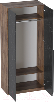 Шкаф Мебельград Браун 2-х дверный 102x53.5x226.5