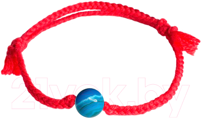Браслет Wolves Красная нить с агатом 40789 - фото
