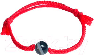 Браслет Wolves Красная нить с агатом 40797 - фото