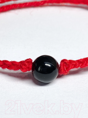 Браслет Wolves Красная нить с агатом 40797