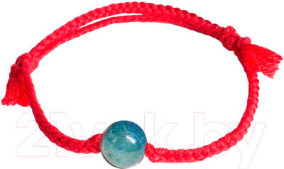 Браслет Wolves Красная нить с апатитом 40809 - фото