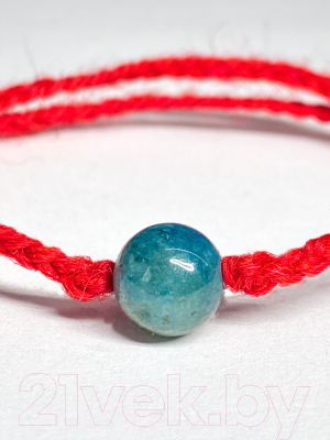 Браслет Wolves Красная нить с апатитом 40809