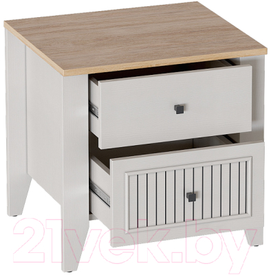 Прикроватная тумба Мебельград Валенсия с 2 ящиками