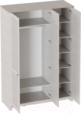 Шкаф Мебельград Валенсия 3-х дверный 150x57.6x221