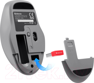 Мышь Defender Feam MM-296 / 52294