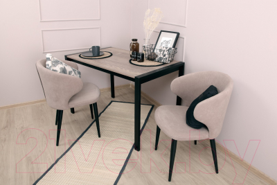 Обеденный стол Древпром М91 Кастел ДП1-01-12 120-160x70