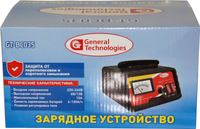 Зарядное устройство для аккумулятора General Technologies GT-BC035 / 036432