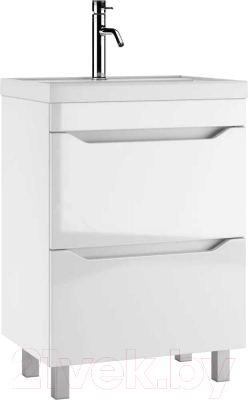 Тумба под умывальник Айсберг Bazis 60 Ева В2 DA5911T - фото