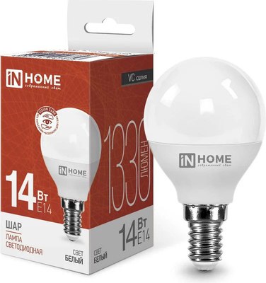 Лампа INhome LED-Шар-VC / 4690612047843 - фото