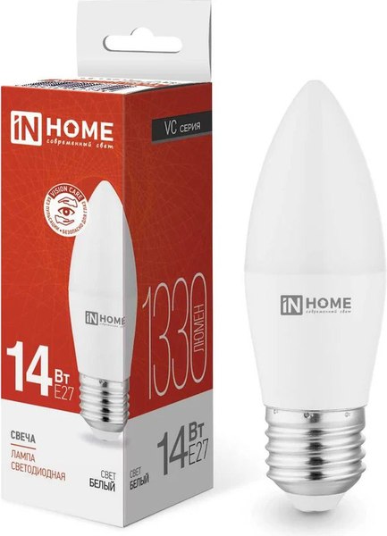 Лампа INhome LED-Свеча-VC / 4690612047744 - фото