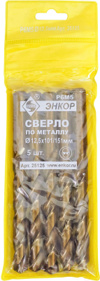 Набор сверл Энкор 25125