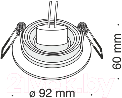 Точечный светильник Maytoni Atom DL023-2-01B