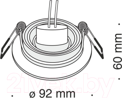 Точечный светильник Maytoni Atom DL023-2-01W