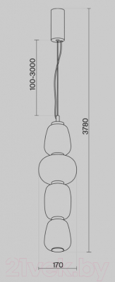 Потолочный светильник Maytoni Pattern MOD267PL-L32CH3K