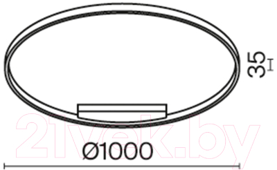 Потолочный светильник Maytoni Rim MOD058PL-L54WK