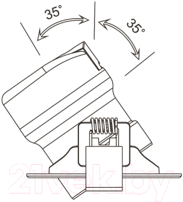 Точечный светильник Maytoni Phill DL014-6-L9W