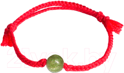 Браслет Wolves Красная нить с жадеитом 40837 - фото