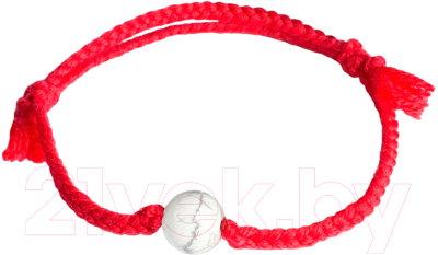 Браслет Wolves Красная нить с кахолонгом 40841 - фото