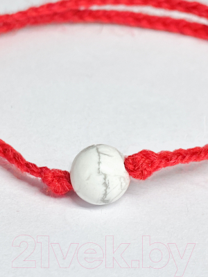 Браслет Wolves Красная нить с кахолонгом 40841