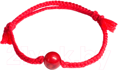 Браслет Wolves Красная нить с кораллом 40845 - фото