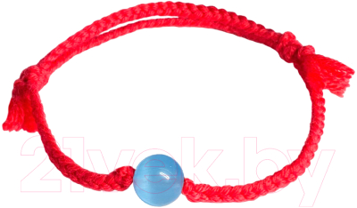 Браслет Wolves Красная нить с кошачьим глазом 40853 - фото