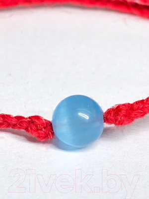 Браслет Wolves Красная нить с кошачьим глазом 40853