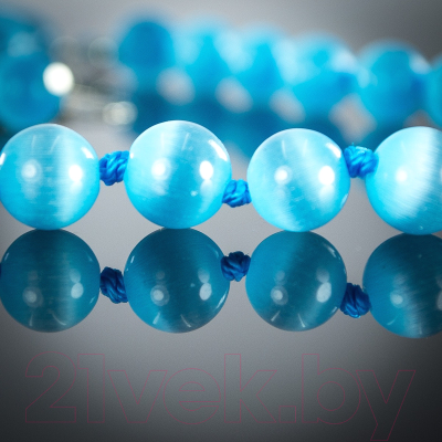 Браслет Wolves Красная нить с кошачьим глазом 40853