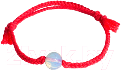 Браслет Wolves Красная нить с лунным камнем 40861 - фото