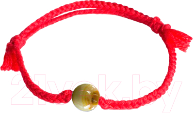 Браслет Wolves Красная нить с ониксом 40877 - фото