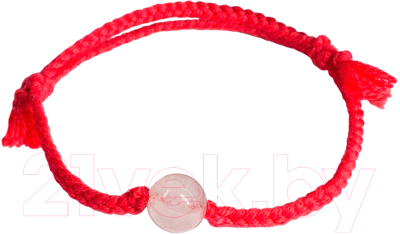 Браслет Wolves Красная нить с розовым кварцем 40885 - фото