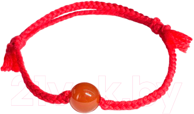 Браслет Wolves Красная нить с сердоликом 40889 - фото