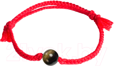 Браслет Wolves Красная нить с тигровым глазом 40893 - фото