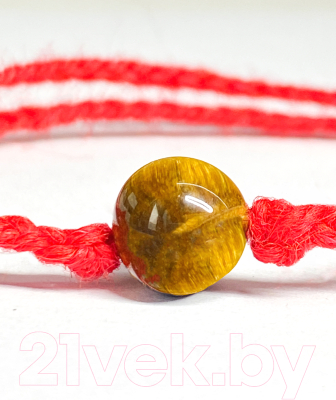 Браслет Wolves Красная нить с тигровым глазом 40893