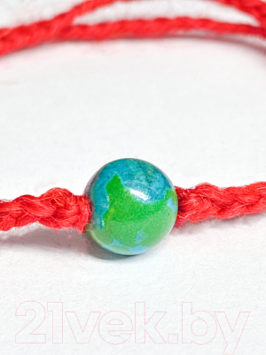 Браслет Wolves Красная нить с хризоколлом 40901