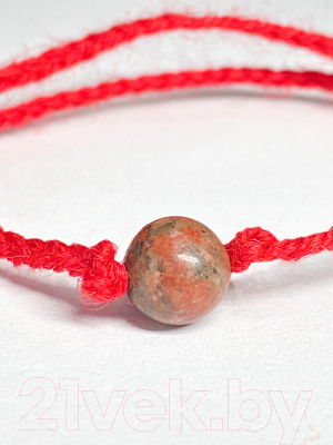 Браслет Wolves Красная нить с яшмой 40913
