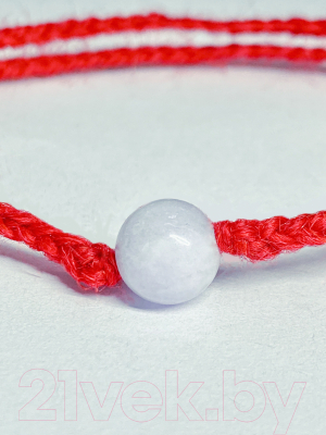 Браслет Wolves Красная нить с аквамарином 40927