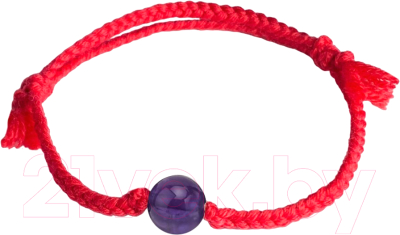 Браслет Wolves Красная нить с аметистом 40939 - фото