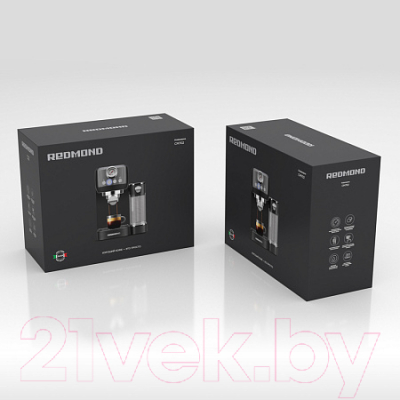 Кофеварка эспрессо Redmond CM702 (черный/хром)