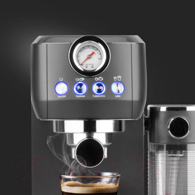 Кофеварка эспрессо Redmond CM702 (черный/хром)