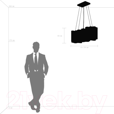 Люстра Lightstar Nubi 802137