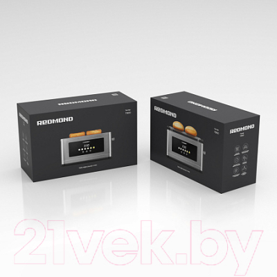 Тостер Redmond T900 (серый/металлик)