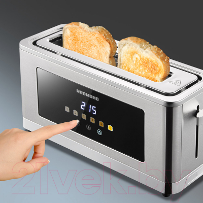 Тостер Redmond T900 (серый/металлик)