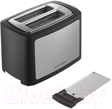 Тостер Redmond T901 (черный/хром)