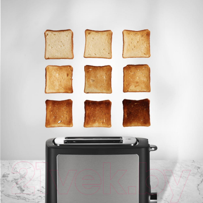 Тостер Redmond T901 (черный/хром)