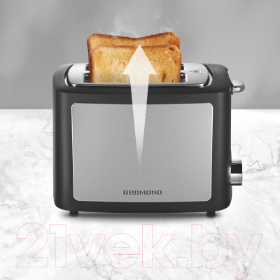 Тостер Redmond T901 (черный/хром)