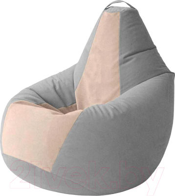 Бескаркасное кресло Kreslomeshki Груша Kombo XXL / GKV-130x90-SBE - фото